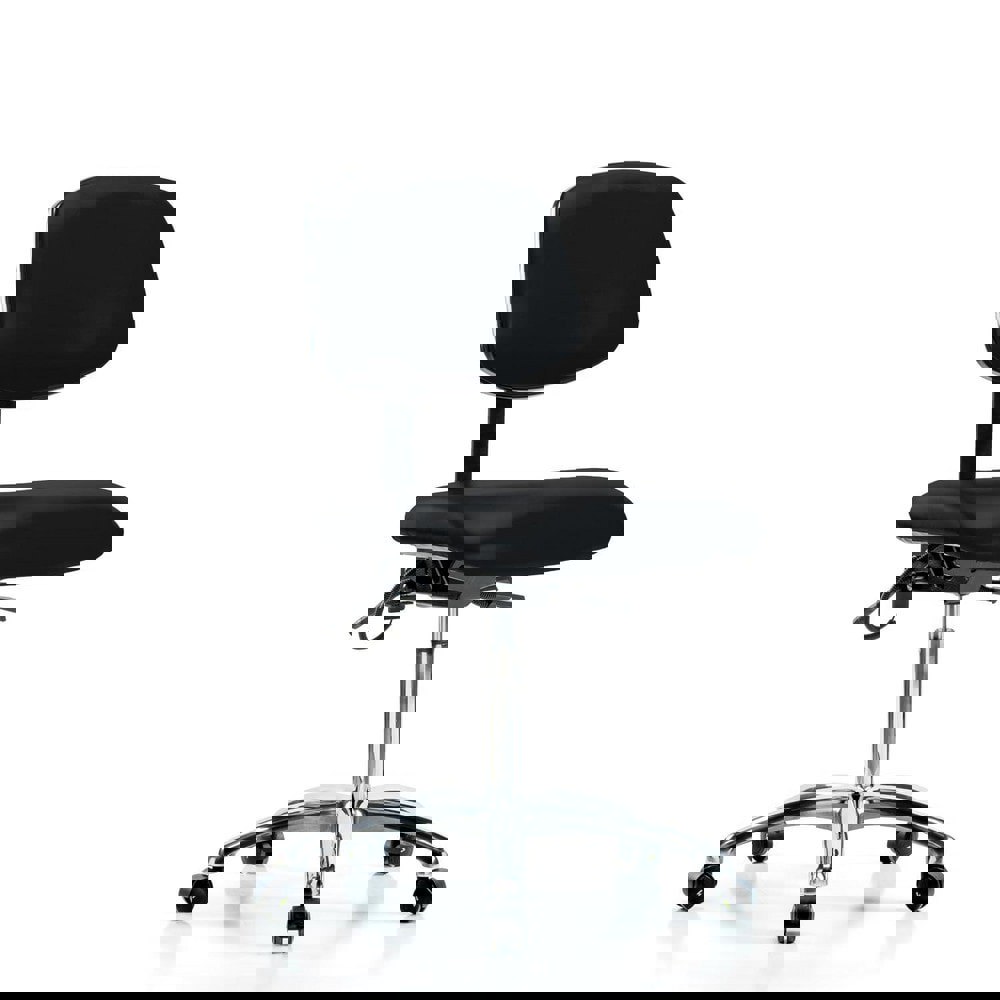 Task Chair: ESD Vinyl, Black